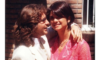 Araceli González y Adrián Suar