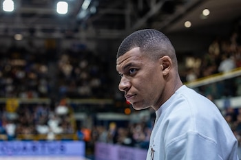 Kylian Mbappé en una foto