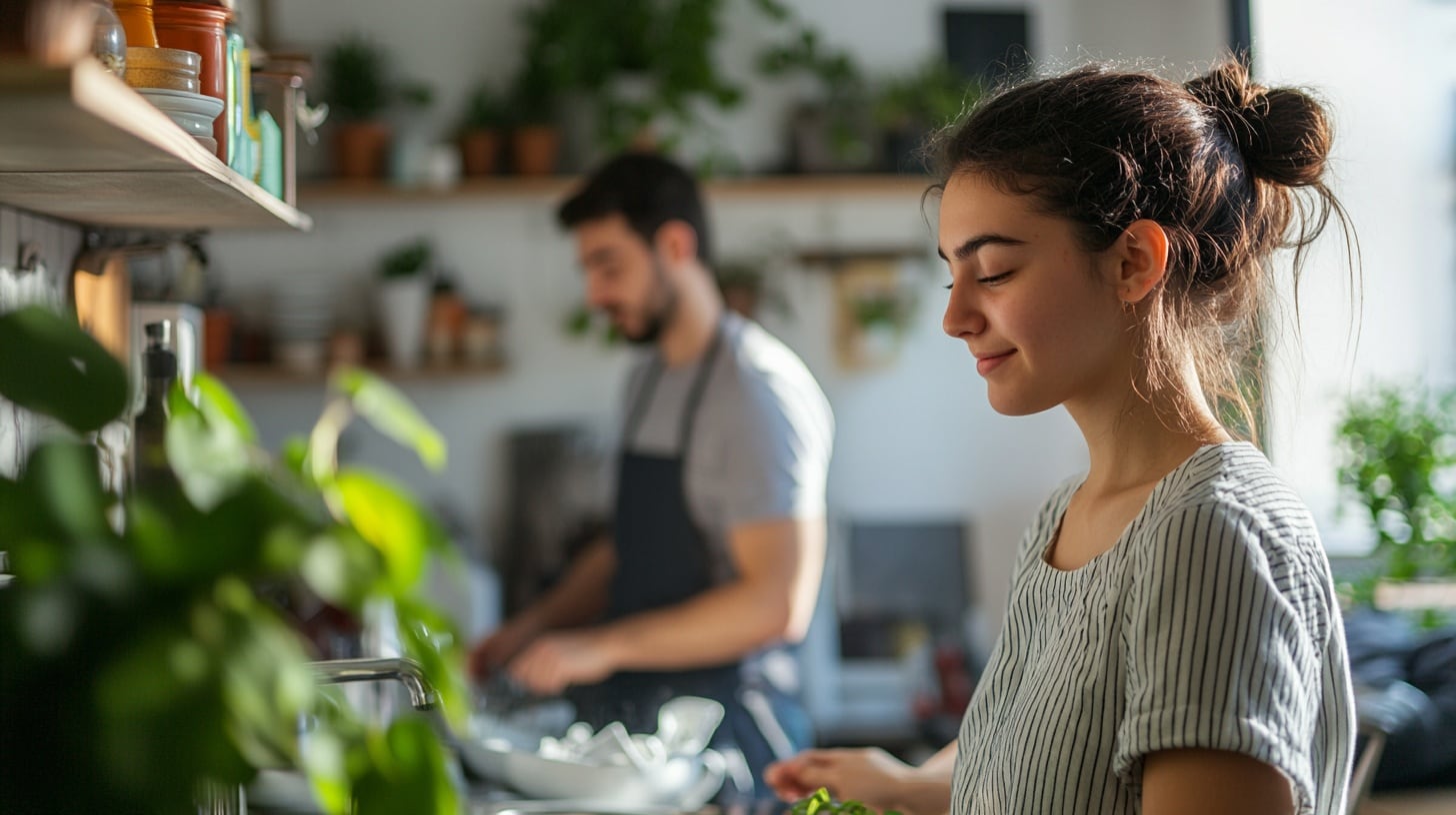 Compartir y repartir tareas explícitamente en la familia ayuda a prevenir sobrecarga y reduce el riesgo de burnout parental (Imagen Ilustrativa Infobae)