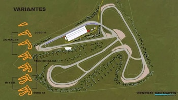 El proyecto presentado en 2017 por el municipio local y el Automóvil Club de Mendoza (Crédito: Gentileza Diario UNO)