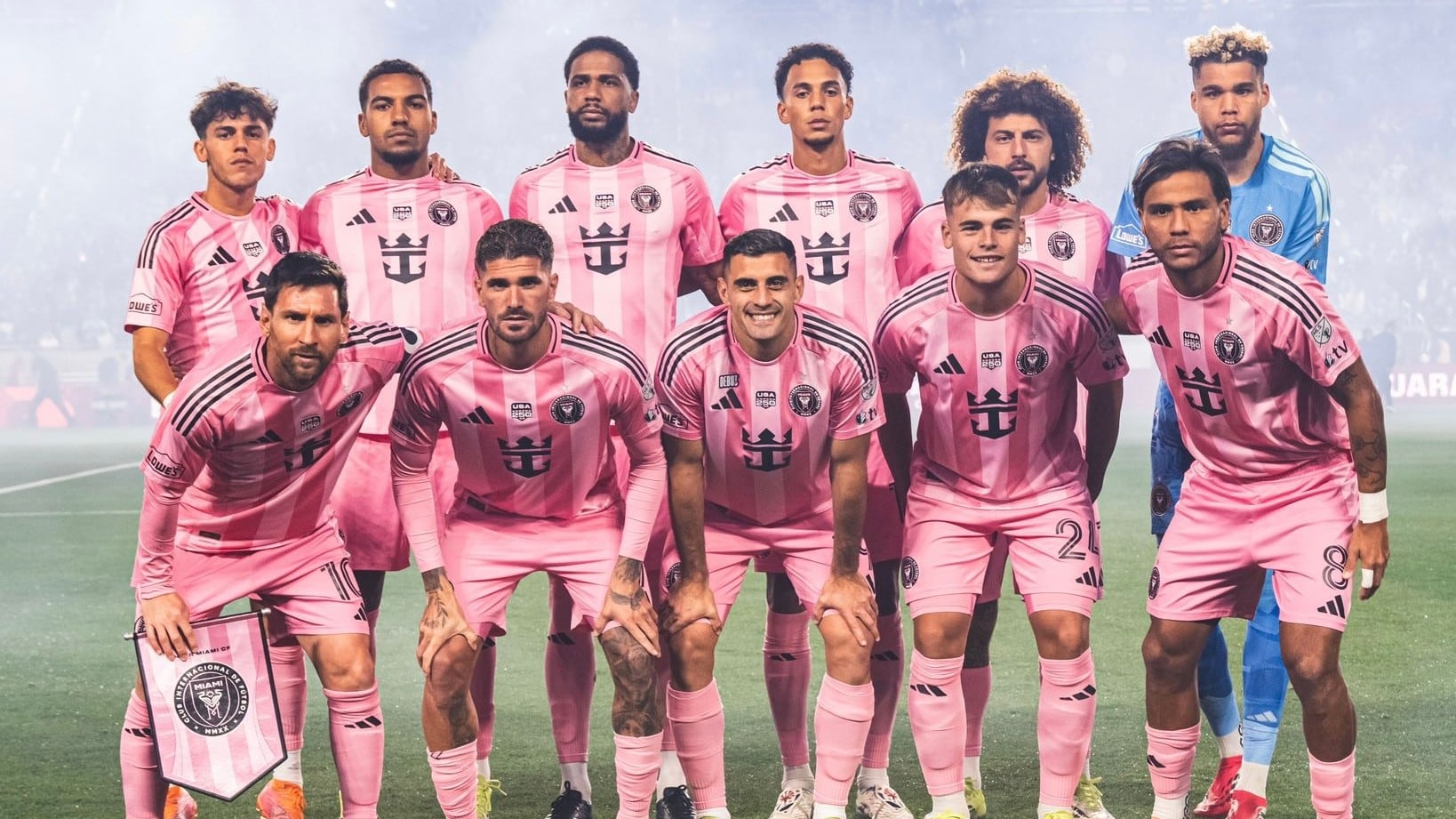 Inter Miami en el primer partido de la temporada 2026 de la MLS ante Los Anteles FC (@InterMiamiCF)