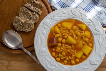 Receta de rancho canario (Adobe