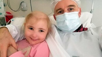 Alma y Pablo durante los