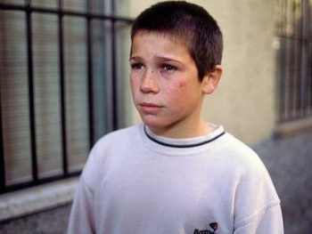 Juan José Ballesta de niño