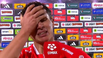 Matías Succar rompió en llanto