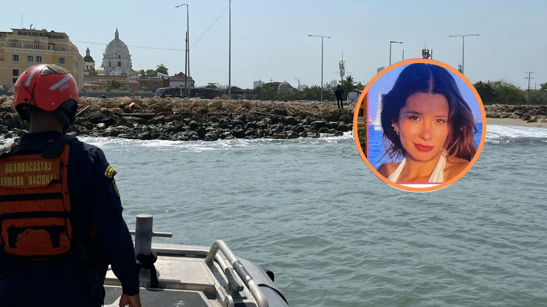 La joven médica desapareció desde el domingo 13 de abril y continúa la intensa búsqueda en Cartagena - crédito @secinteriorctg/X/Armada de Colombia