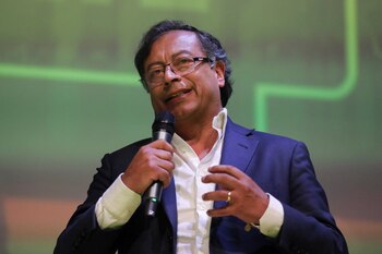 Colombian left-wing presidential candidate Gustavo
