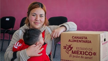 Además del apoyo económico mensual