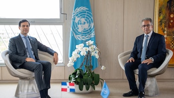 Ministro de Cultura de República Dominicana y director general de la UNESCO refuerzan cooperación en París