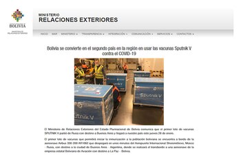 El comunicado oficial del ministerio