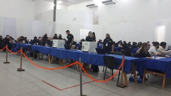 El conteo de votos en