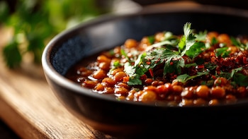 Lentejas veganas spicy, una receta