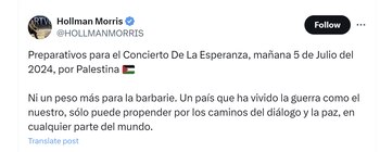 Hollman Morris rechazó el genocidio