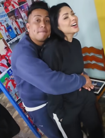 Cueva y Franco durante su