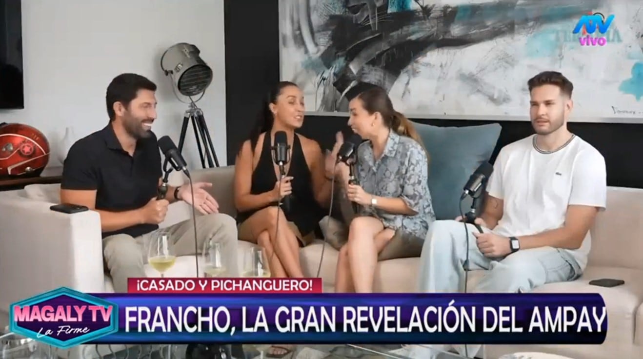 Francho Sierralta: lo que dijo antes del viaje y lo que muestran las imágenes. Captura: Magaly Tv La Firme.