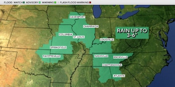 El sistema tormentoso avanzó desde las Llanuras Centrales hacia Minnesota, Wisconsin, Iowa y otras zonas con pronóstico de granizo, vientos de hasta 113 km/h y tornados aislados (CBS News)