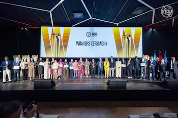 El WSIS Prize 2026 fue entregado durante el WSIS Forum 2026, organizado por la Unión Internacional de Telecomunicaciones en Ginebra. (Cortesía: Gobierno de República Dominicana)