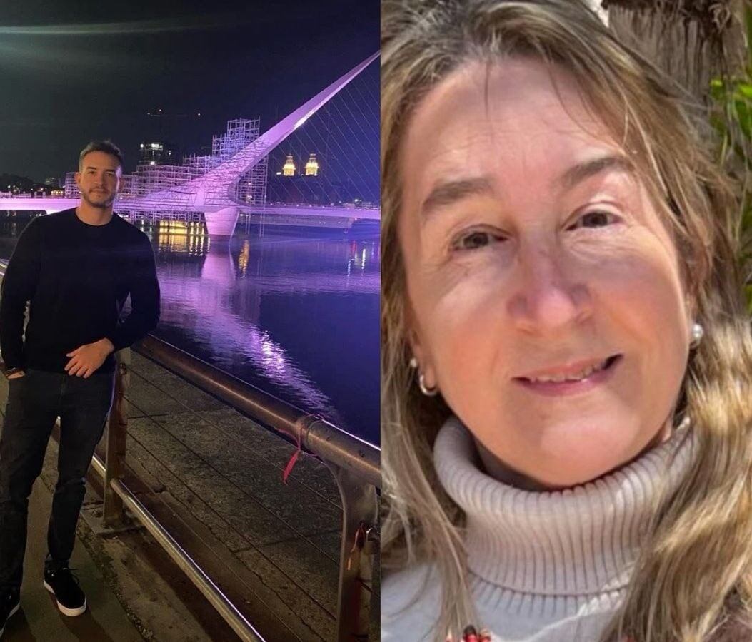 Amel Raúl Ale López, de 32 años, y María Hebe López Beristain, de 59, quienes murieron en el acto