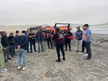 Familia de la piloto Ashley