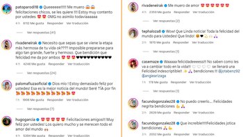 Las reacciones al anuncio de que Angie Arizaga y Jota Benz serán padres.