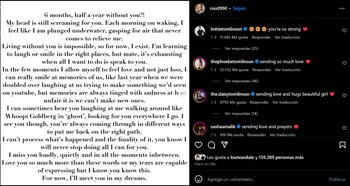 La reacción al posteo que