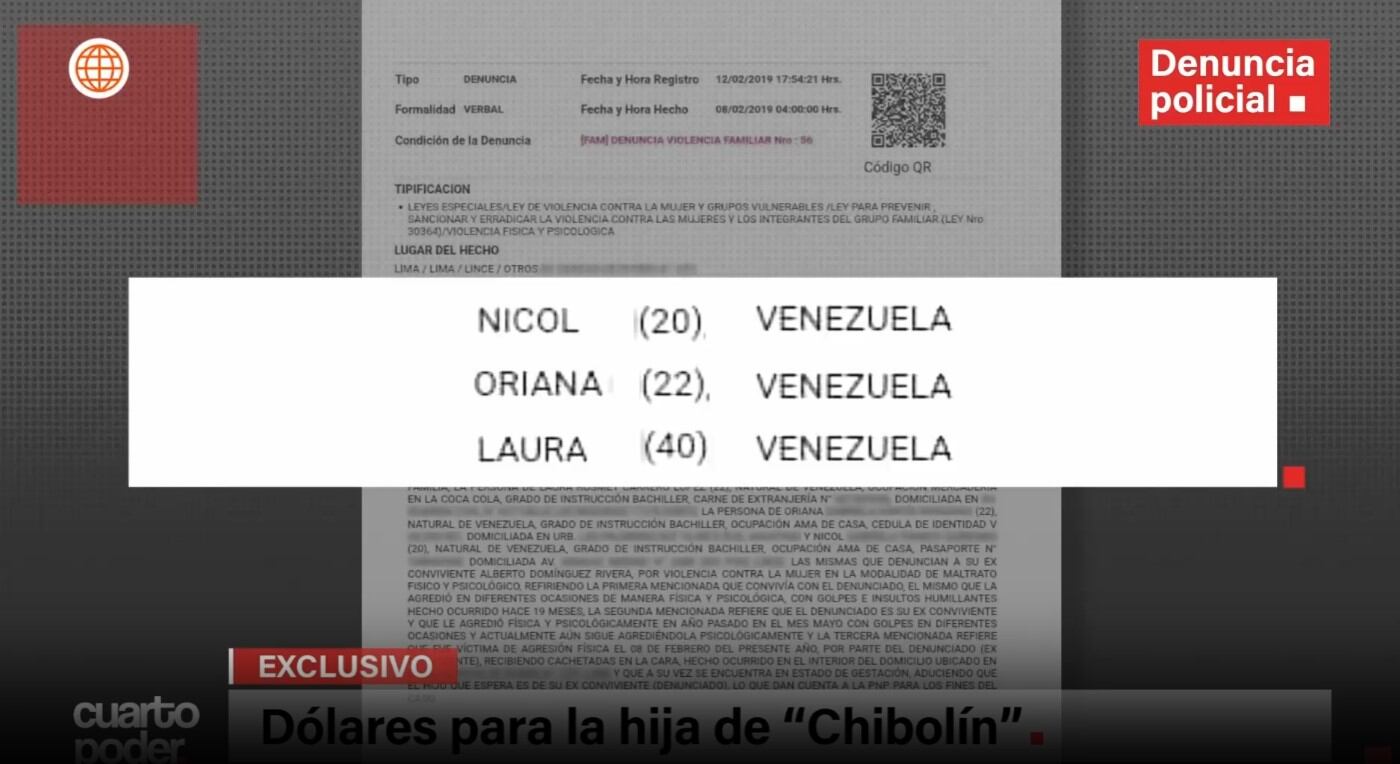 Andrés Hurtado: Investigación a conductor también destapa envíos de miles de dólares a su hija Génnesis en EE. UU. (Captura: Cuarto Poder)