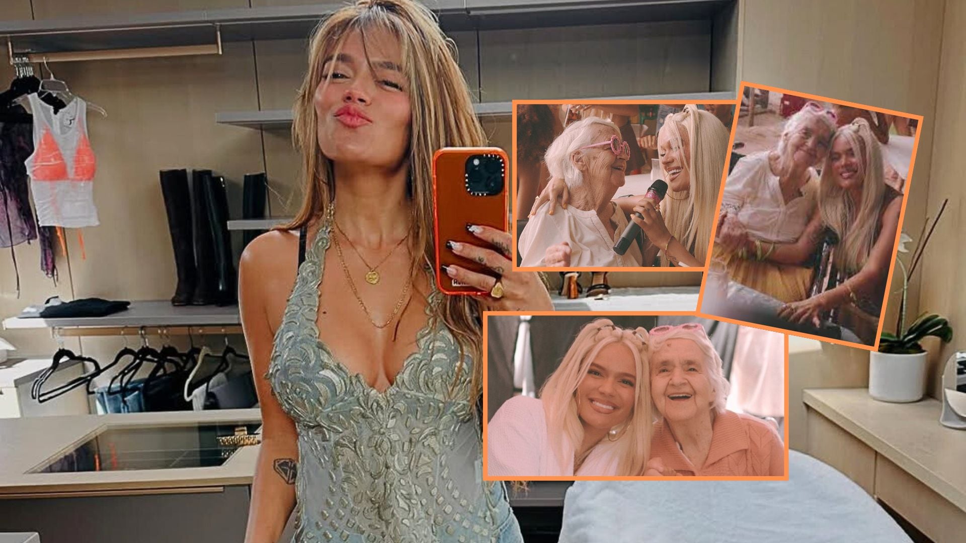 Karol G contó que cumplió el sueño de colaborar con el artista favorito de su abuelita - crédito @karolg/Instagram