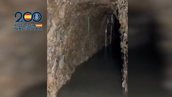 El vídeo que muestra cómo era el narcotúnel por el que introducían toneladas de hachís de Marruecos a España por debajo de la frontera de Ceuta