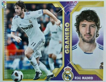 Cromo Esteban Granero. (Panini)