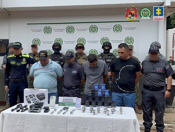 Cayó red de disidentes Farc