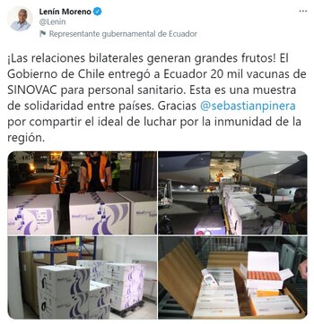 El mensaje de Lenín Moreno
