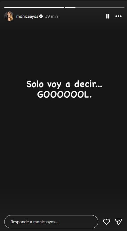 “Solo voy a decir… GOOOOOOL”: el grito de Mónica Ayos en redes