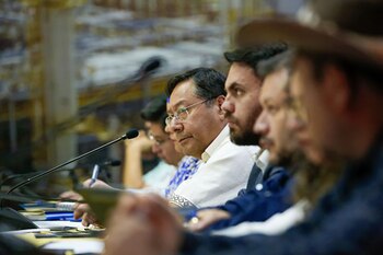 El presidente de Bolivia Luis