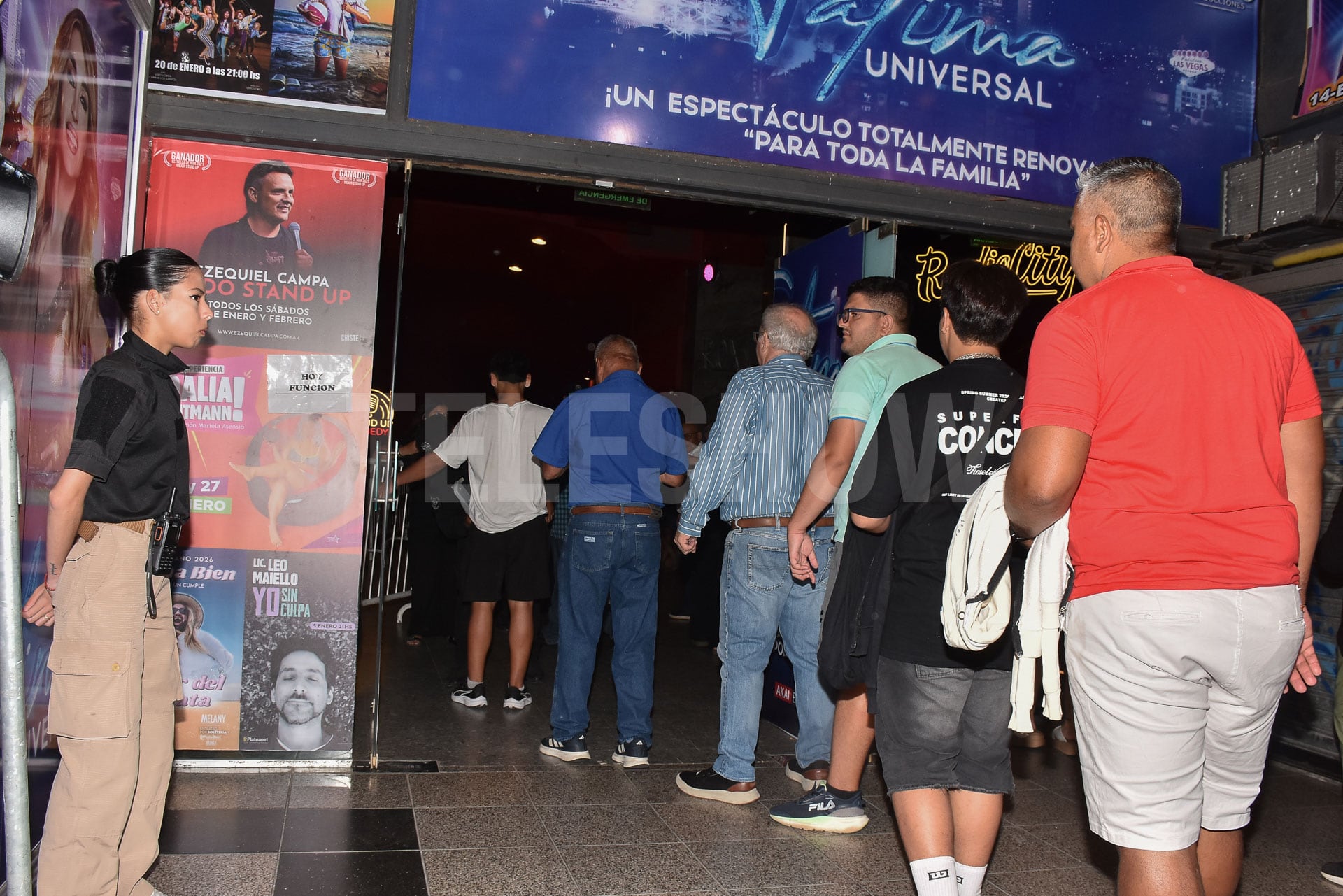 Las medidas de seguridad en el espectáculo de Fátima Florez