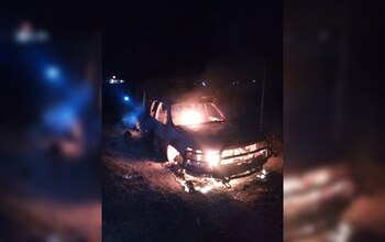 La camioneta que fue descubierta