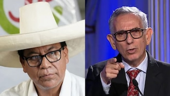 Francke respalda ley de Roberto Sánchez cuestionada por favorecer a la minería ilegal e informal. (Foto composición: Infobae Perú/Agencia Andina)