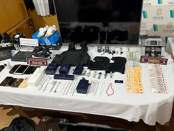 Joyas, dinero y otros elementos secuestrados