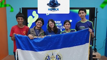 Cinco estudiantes salvadoreños competirán en el FIRST Global Challenge de robótica en Corea del Sur