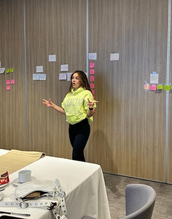 La actriz y presentadora hizo