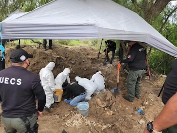 La Comisión de Búsqueda de Hidalgo localizó los cinco cuerpos en la comunidad de Texas, en Atotonilco de Tula, durante labores de búsqueda realizadas en coordinación con la Procuraduría estatal. (Crédito: Especial)