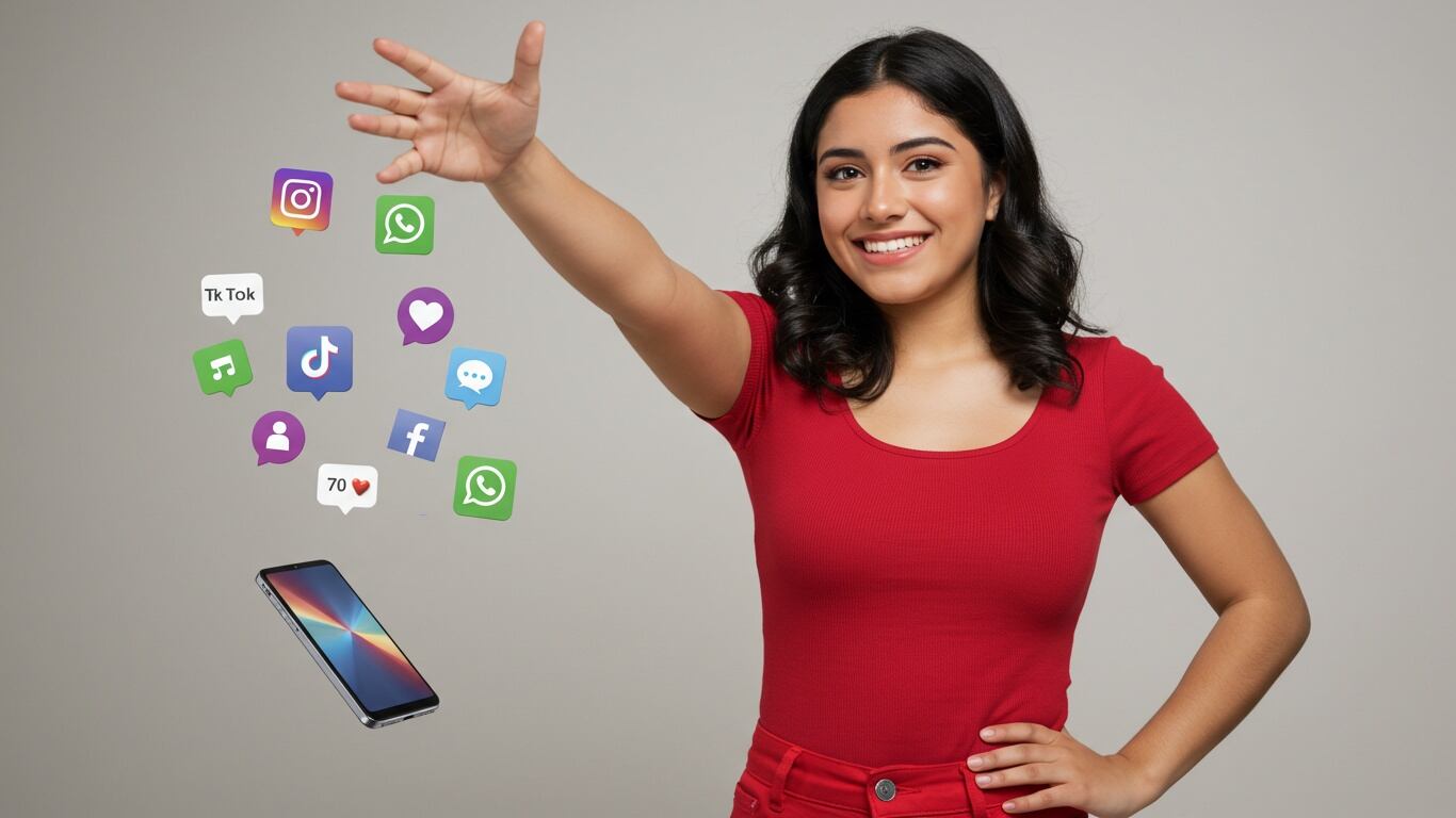 Para cuidar la salud mental, es clave establecer límites en el uso de redes, apagar notificaciones y decidir cuándo entrar y salir de las plataformas (Imagen Ilustrativa Infobae)