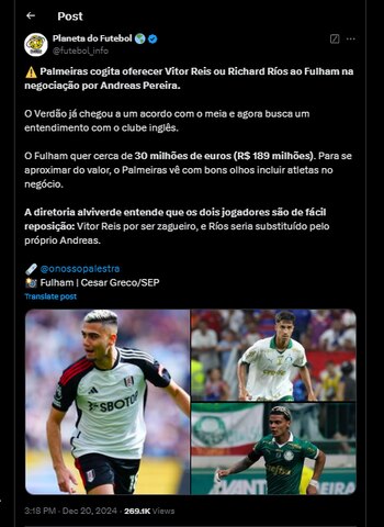 El portal deportivo informó sobre