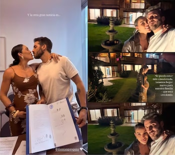 La actriz celebró la adquisición de su nuevo inmueble con su esposo Damián Pasquini, lugar en el que recibirán a su hija Mila - crédito @saracorrales/Instagram
