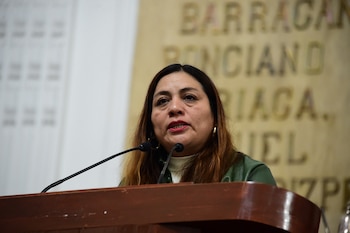 La diputada Yolanda García hizo