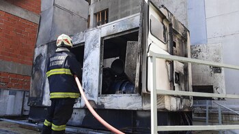 El generador, ubicado en la