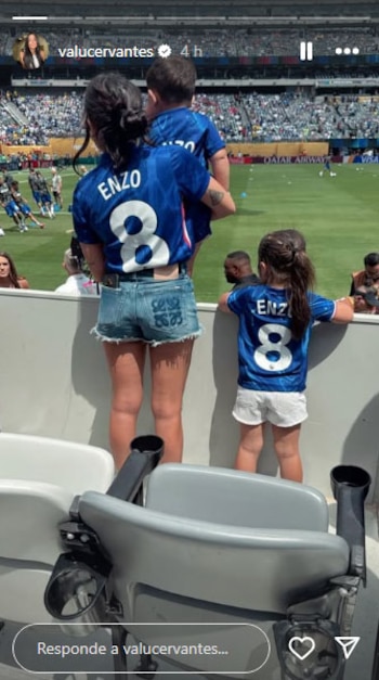 La influencer compartió imágenes familiares