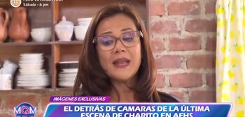 Mónica Sánchez graba la última