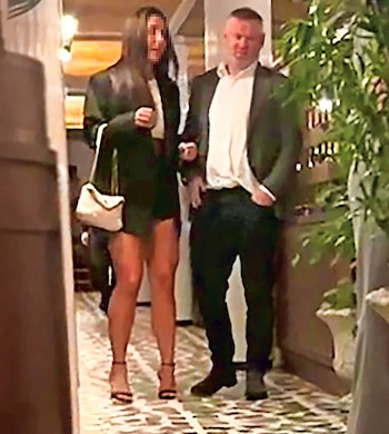 Rooney fue visto en una