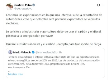 Gustavo Petro, presidente de Colombia,