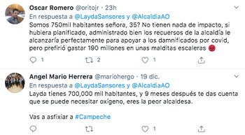 Los internautas manifestaron su opinión